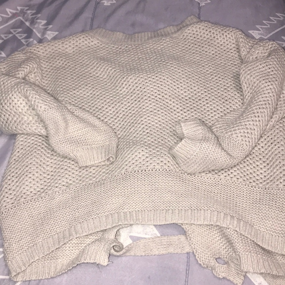 Cute tan sweater!!